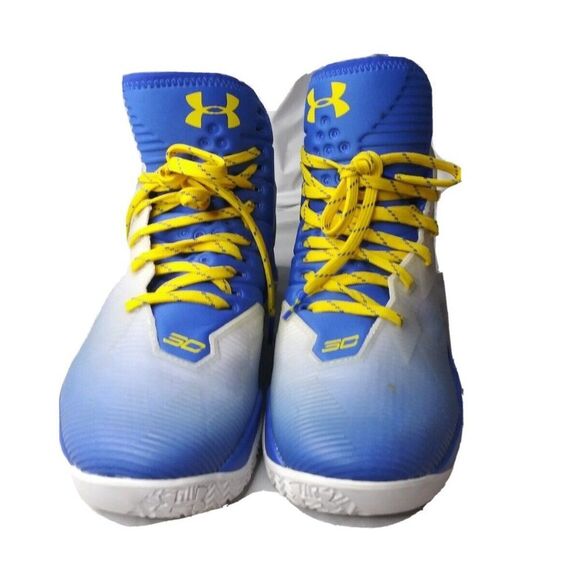 Under Armour Curry 2.5 Men\'s Size 8.5 Shoes Blue White Yellow OG Steph main image 2